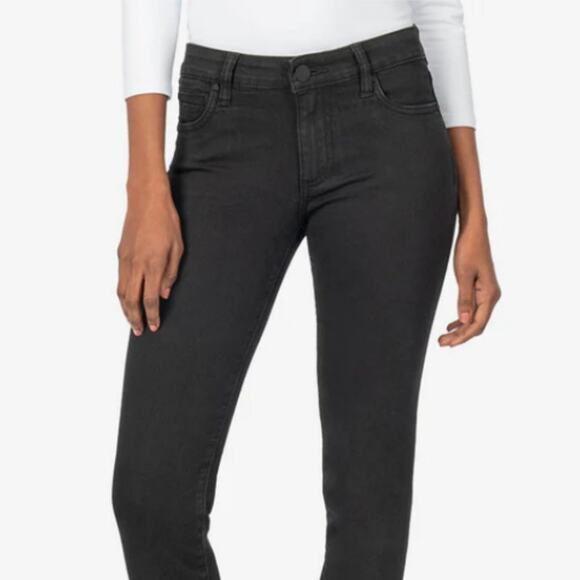 KUT FROM THE KLOTH Embellished Sequin Black Skinny Jeans 6 - Picture 3 of 8